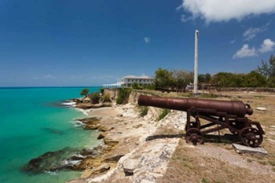 Antigua St Johns Fort James old fort 1706 Canvas Art - Walter Bibikow DanitaDelimont (36 x 24)