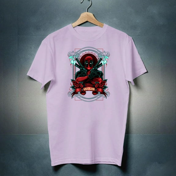 Antihero Comic Portrait Shirt, Retro Superhero Graphic Tee New Instock-TH3839