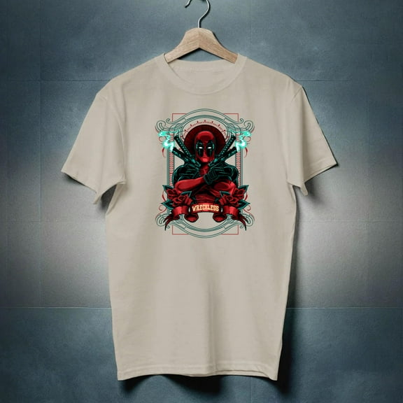 Antihero Comic Portrait Shirt, Retro Superhero Graphic Tee New Instock-TH3839