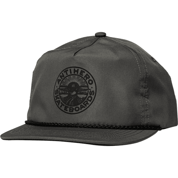 Antihero Stay Ready Skate HAT - Adjustable Dk.Charcoal
