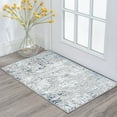 thumbnail image 1 of Antik Contemporary 2' x 3' Blue and Gray Polypropylene & Polyester Indoor Area Rug, 1 of 10