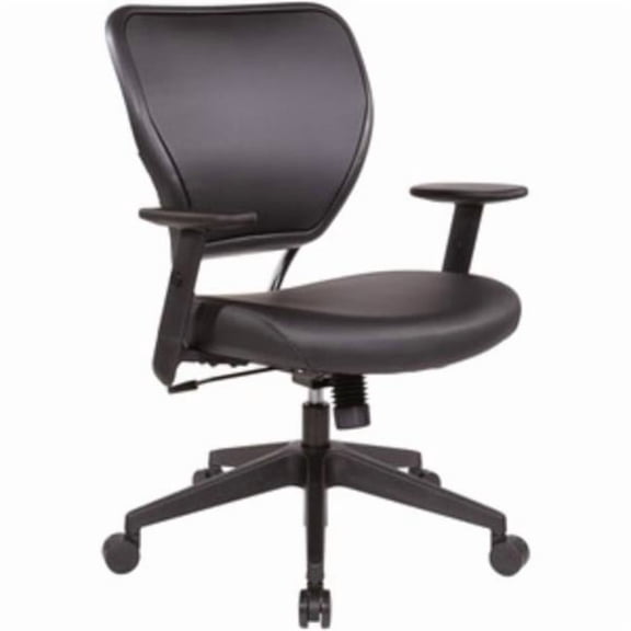 Dillon Black Vinyl Seat and Back Task Chair