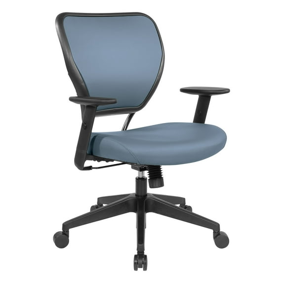 Dillon Blue Vinyl Seat and Back Task Chair