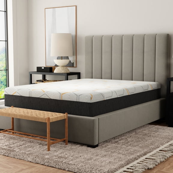 Antimicrobial and Breathable - Full - Size Mattress with Machine - Washable Cover for Easy Care