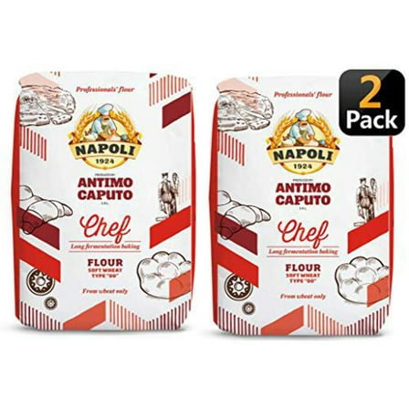 Antimo Caputo Chef's Flour OLF24 2.2 LB - Italian Double Zero 00 - Soft Wheat for Pizza Dough, Bread, & Pasta