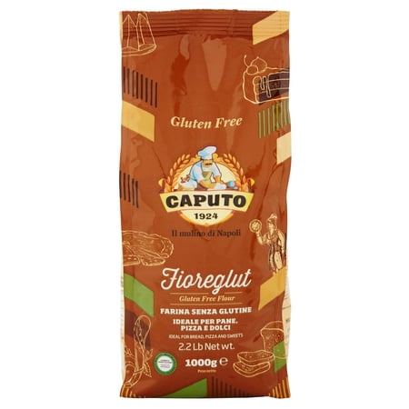 Antimo Caputo Gluten Free Pizza Flour 2.2lb - All Natural Multi Purpose Flour & Starch Blend for Baking Pizza, Bread, & Pasta 12 Pack