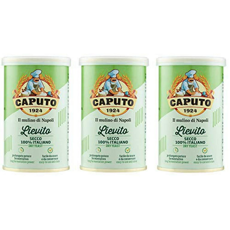 Antimo Caputo Lievito Active Dry Yeast 3.5 Ounce Can. Pack of 3