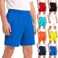 thumbnail image 1 of Antinious Child Boys Solid Breathable Training Sport Casual Shorts, 1 of 5