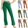 thumbnail image 1 of Antinious Children Girls Solid Elastic Soft High Waist Breathable Straight Leg Indoor Daily Full Length Pants Leggings, 1 of 5