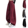thumbnail image 1 of Antinious Children Solid Loose Wide Leg Straight Leg Running Full Length Sweatpants 12-13Y, 1 of 5