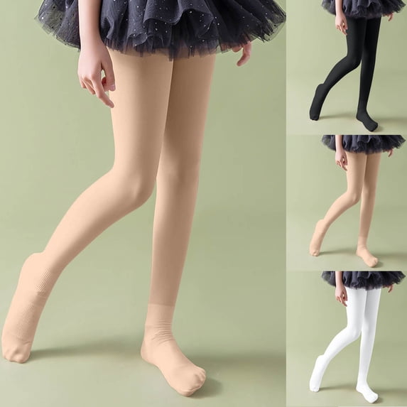 Antinious Children Solid Sprain Ankle Support Soft Breathable Training Dance Tights Full Length Pants Leggings
