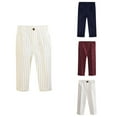 thumbnail image 1 of Antinious Toddler Boys Sweatpants,Casual Long Jogger Pants for Boys Girls,Toddler Kids Boy Girl Fashion Casual Solid Stripe Casual School Uniform Pants Trousers,120,, 1 of 4