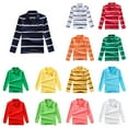 thumbnail image 1 of Antinious Toddler Girls Hoodies Tops,Casual Long Sleeve Sweatshirt for Boys Girls,Boys Girls Recreational Sports Long Sleeve Turndown Collar Blouse,Green,105, 1 of 4
