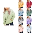 thumbnail image 1 of Antinious Toddler Girls Winter Warm Hoodies Tops,Casual Long Sleeve Sweatshirt for Boys Girls,Children's Fashion Long Sleeved Hooded Sweatshirt,Army Green,100, 1 of 4