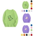 thumbnail image 1 of Antinious Toddler Girls Hoodies Tops,Casual Long Sleeve Sweatshirt for Boys Girls,Fashion Girl And Boy' Casual Long Sleeve Round Neck Printing ,Pink,120, 1 of 3