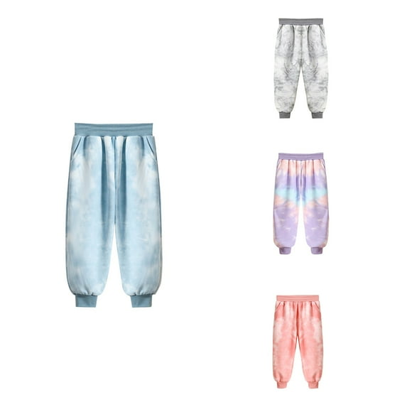 Antinious Toddler Girls Sweatpants,Casual Long Jogger Pants for Boys Girls,Child's -dyed Boys And Girls Kids Long Pants Casual Pants Sweatpants,140,