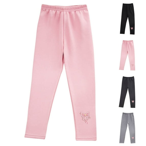 Antinious Toddler Girls Sweatpants,Casual Long Jogger Pants for Boys Girls,Children Winter Soft Breathable Pocket Pants Home Sleeping Pants Warm Pants,130,