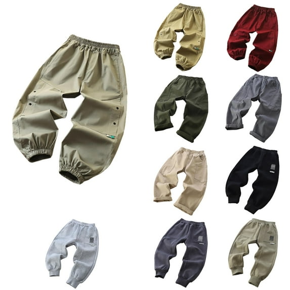 Antinious Toddler Girls Sweatpants,Casual Long Jogger Pants for Boys Girls,Boys Children Fashion Casual Workwear Trousers,110,