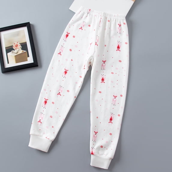 Antinious Kids Casual Sweatpants,Toddler Outer Pants,Children Pants Leggings For Boys And Girls Silk Super Soft Printed Pants Girls High Elasticity Slim Pants,140,