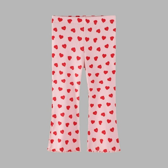 Antinious Kids Casual Sweatpants,Toddler Outer Pants,Girls Pants Children Slim Elastic Tight Pants Children External Flared Pants,90,