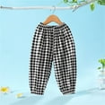 thumbnail image 1 of Antinious Kids Casual Athletic Pants,Toddler Outer Pants,Summer Children's Clog Girls' Leggings Pants Printed Western-style Yoga Pants,Black,130, 1 of 3
