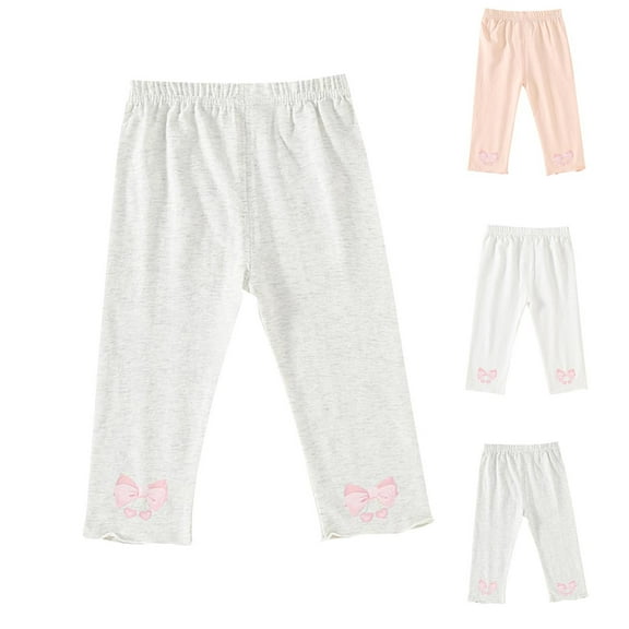 Antinious Kids Casual Sweatpants,Toddler Outer Pants,Summer Children Pants Printed Pants Worn As Outerwear Leggings Casual Pants Little Girls Cropped Pants,100,