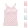 thumbnail image 1 of Antinious Kids Girls Stretchy Bralette Designed for Casual And Lightweight,Girls Sports Bras for Unparalleled ,Kids Girls Solid Color Underwear Girls Camisole Mid Length Bra,White,XL, 1 of 5