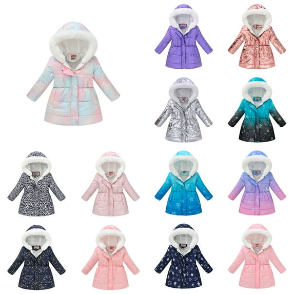 Antinious Kids Winter Jacket,Winter Coat for Boys Girls, Long Sleeved Round Neck Top+elastic Pants Two-piece Set Kids Jumpsuit Children's Clothing,Pink,110