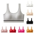thumbnail image 1 of Antinious Ladies Basic Ribbed Strap Breathable Versatile Layer Inner Bra, 1 of 3