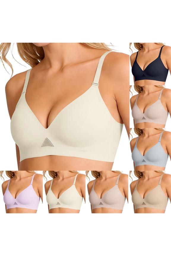 Ladies Breathable Lace Underwire Soft Mild Daily Casual Comfortable Everyday Bras