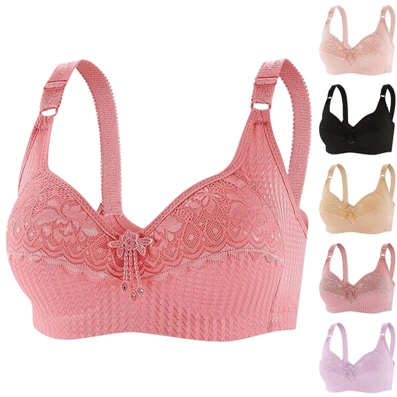 Antinious Ladies Classic Wireless Gentle Soft Comfortable Cozy Relaxed Everyday Bras