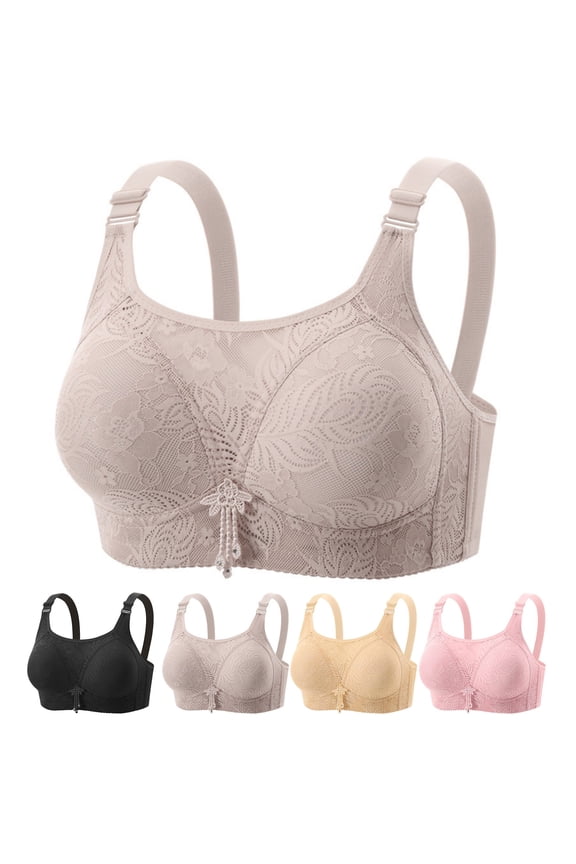 Ladies Lace Wireless Push up Airy Comfortable Everyday Bras