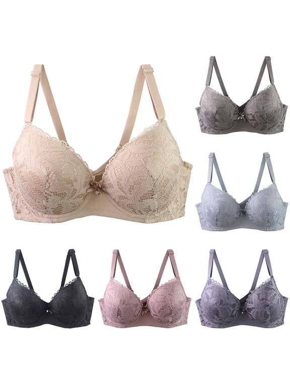 Women Plus Size Push Up Bras Padded Cup Everyday Cozy Casual Stylish