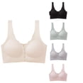 thumbnail image 1 of Antinious Maternity Nursing Bras Wireless Push Up Front Closure Padded Cup, 1 of 5