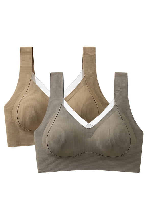 Ladies Seamless Lifting Side Support Wireless Breathable Inner Bra