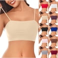 thumbnail image 1 of Antinious Ladies Sleeveless Solid Seamless Removable Chest Pad Support Comfortable Tank Tops, 1 of 5