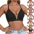 thumbnail image 1 of Antinious Ladies Solid Seamless Wide Strap Wireless Support Sports Bra, 1 of 5