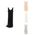 thumbnail image 1 of Antinious Ladies Solid Tank Loose Soft Sleeveless Ankle Length Casual Long Sleepshirts, 1 of 5