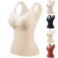 thumbnail image 1 of Antinious Ladies Solid V-Neck Lace Splice Built In Bra Summer Casual Tank Top, 1 of 3