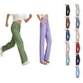 thumbnail image 1 of Antinious Ladies Straight Leg Trousers Summer Breathable Loose Running Casual Bottoms, 1 of 5