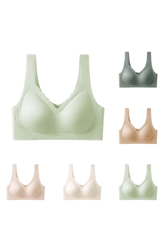 Ladies Wireless Light Breathable Adjustable Beautiful Back Everyday Bras