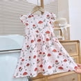 thumbnail image 1 of Antinious Little Girls Summer Dress,Toddler Girl Casual Dress,Children's Summer Flying Sleeves Small Floral Dress Comfortable Sleeveless Round-Neck Long Skirt For Kids,Multicolor,90, 1 of 3