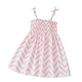 thumbnail image 1 of Antinious Girls Stripe Casual Beach Breathable Lightweight Comfortable Dress, 1 of 5
