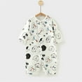 thumbnail image 1 of Antinious Long Sleeve Bodysuits for Kids,Boys And Girls Summer Bodysuit,Summer Kids Print Jumpsuit Conditioned Clothes Kids Pajamas Newborn Clothes Long Sleeved Long Crawling Clothes,White,73, 1 of 3