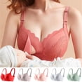 thumbnail image 1 of Antinious Maternity Nursing Bras Push Up Breastfeeding Front Closure Solid Casual Stylish Breathable, 1 of 5
