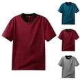 thumbnail image 1 of Antinious Men Stripe Short Sleeve Crewneck Summer Casual Fashion T-Shirts, 1 of 5