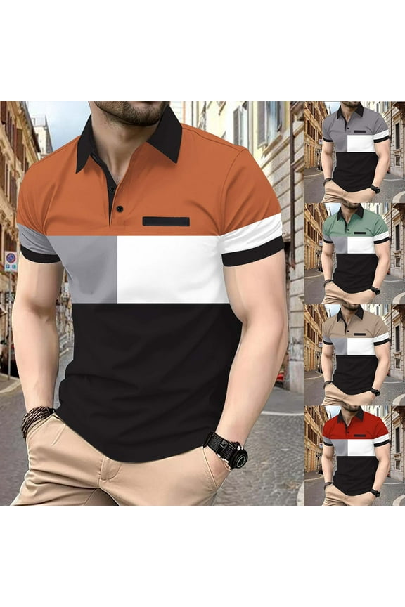 Mens Short Sleeve Button up Leisure Collar Ventilation,Gray,XXL