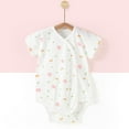 thumbnail image 1 of Antinious Short Sleeve Bodysuits for Kids,Boys And Girls Summer Bodysuit,Summer Newborn Kids Casual Printed Short Sleeved Cut Sweat Absorbing Breathable Clothes Bags Fart Clothes,White,90, 1 of 3
