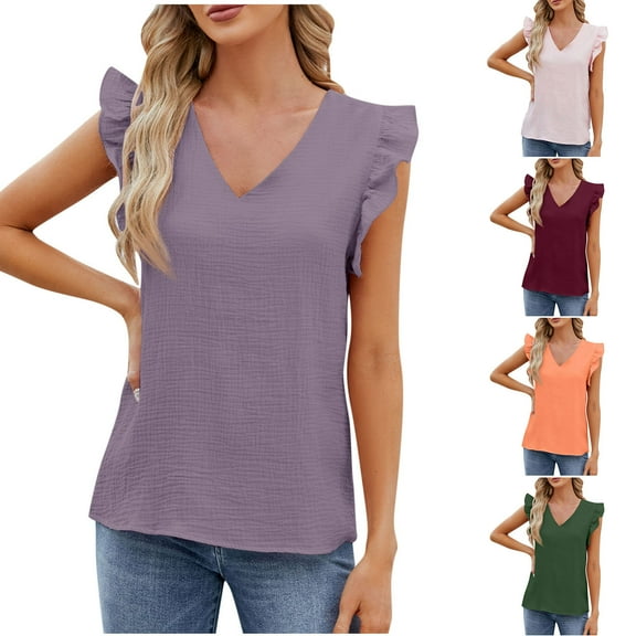 Antinious Sweatshirt for Women,Tops for Women Trendy,Fashion Casual Ladies Solid Short Sleeve Fold T-shrit Top Blouse,Green,XXL