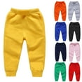 thumbnail image 1 of Antinious Toddler Elastic Waist Sweatpants Comfortable Running Solid Outer Jogger 5-6Y, 1 of 4